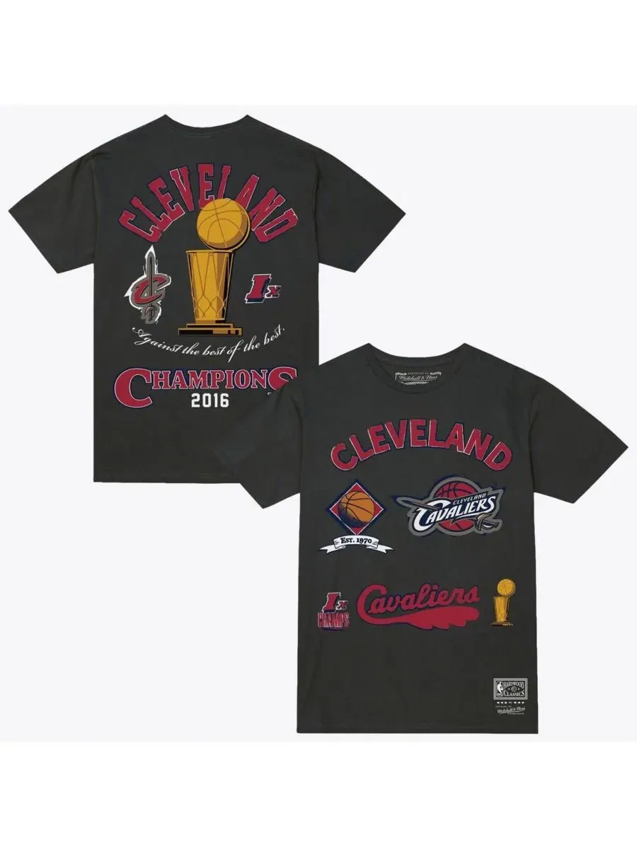 Футболка с принтом Legacy Defined Mitchell & Ness — изображение 1 из 3, темно-серый