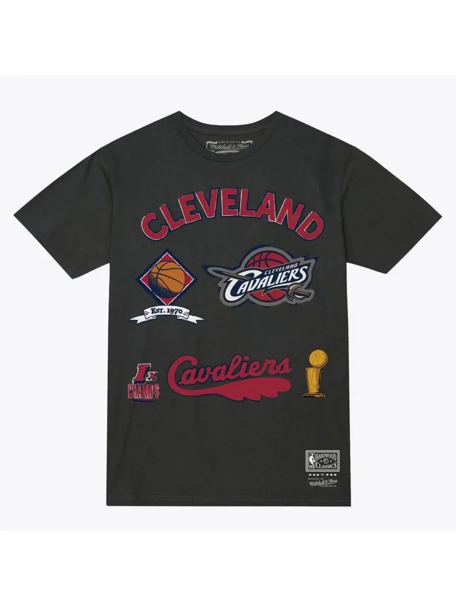 Футболка с принтом Legacy Defined Mitchell & Ness — изображение 2 из 3, темно-серый