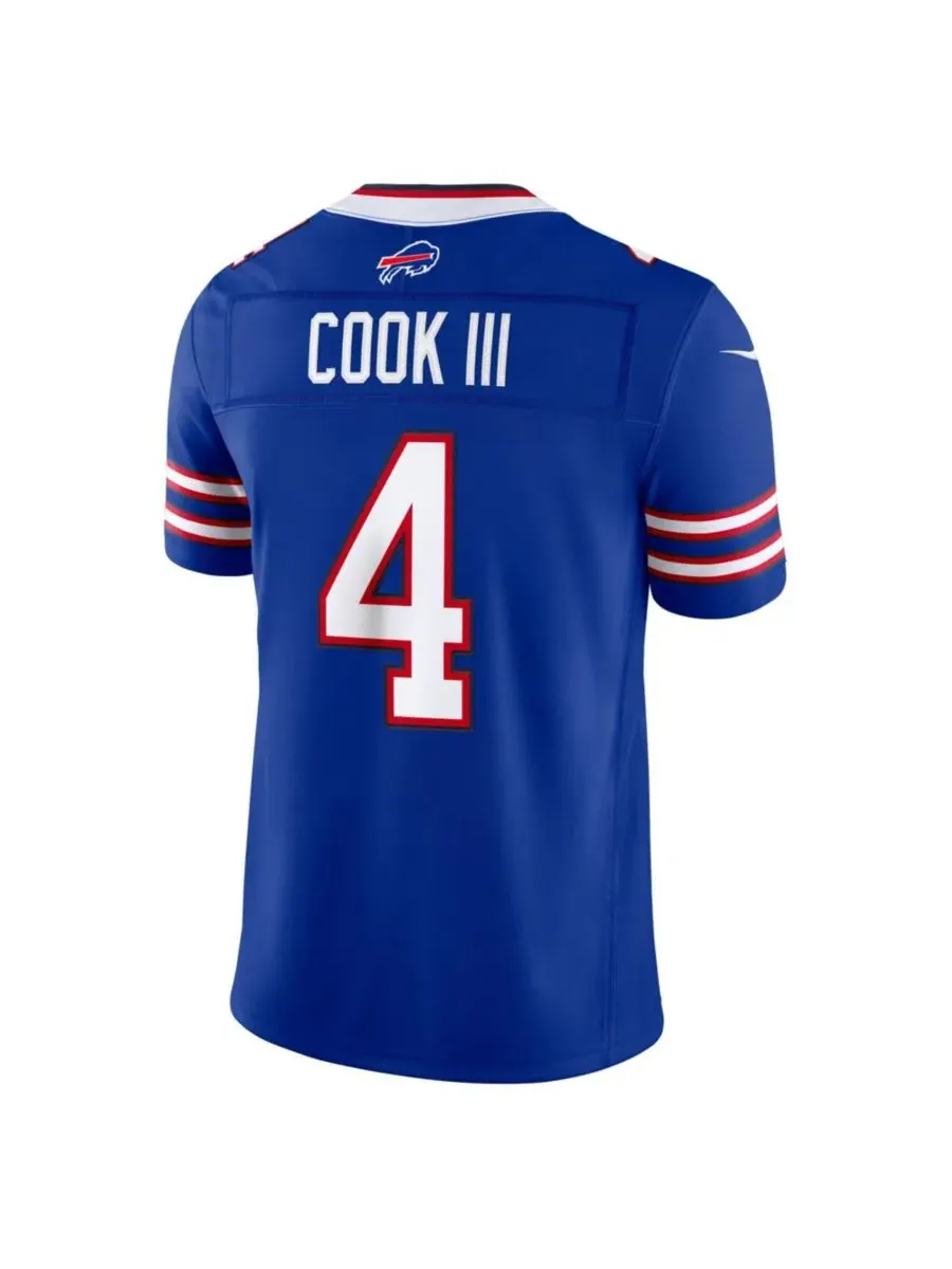 Футболка Nike с длинным рукавом James Cook III Royal Buffalo Bills Vapor F.U.S.E. Stitched Limited — изображение 2 из 3