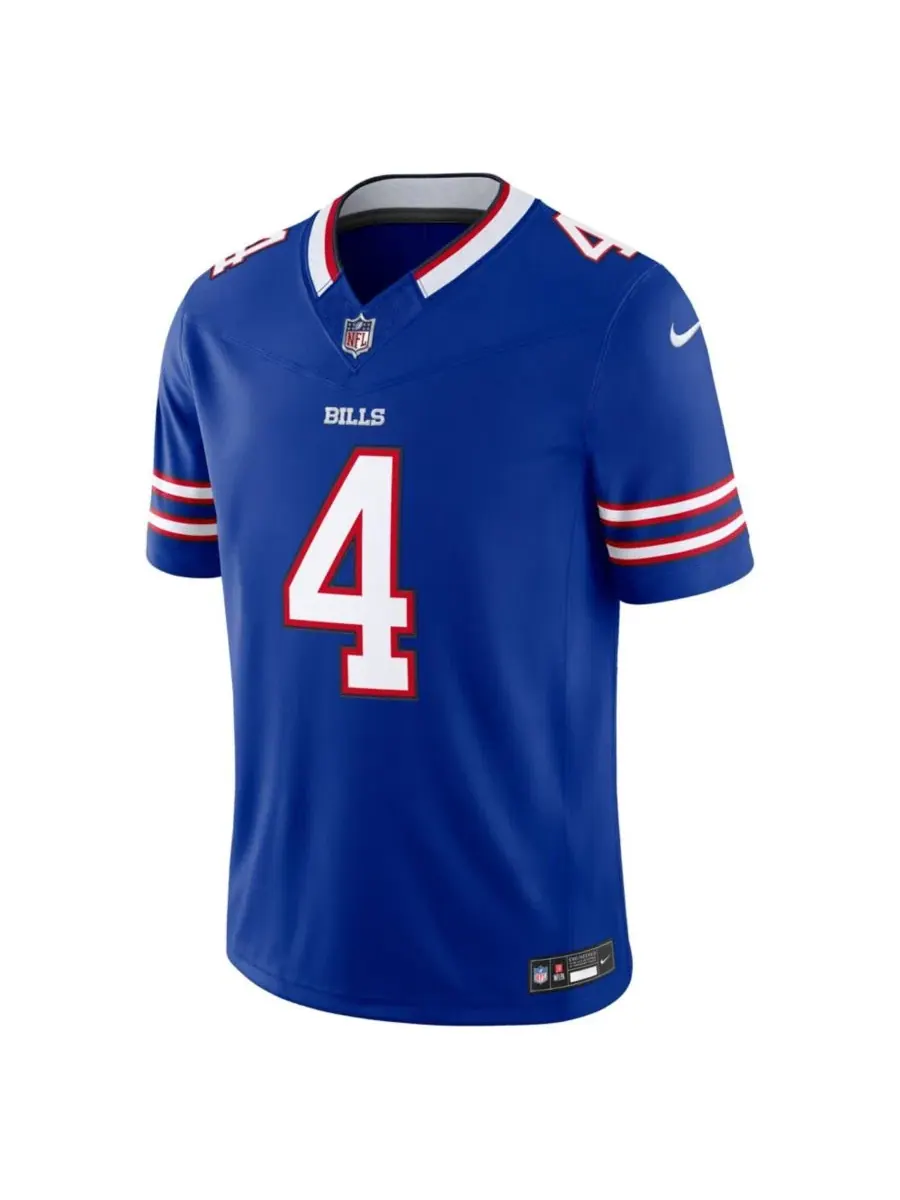 Футболка Nike с длинным рукавом James Cook III Royal Buffalo Bills Vapor F.U.S.E. Stitched Limited — изображение 3 из 3