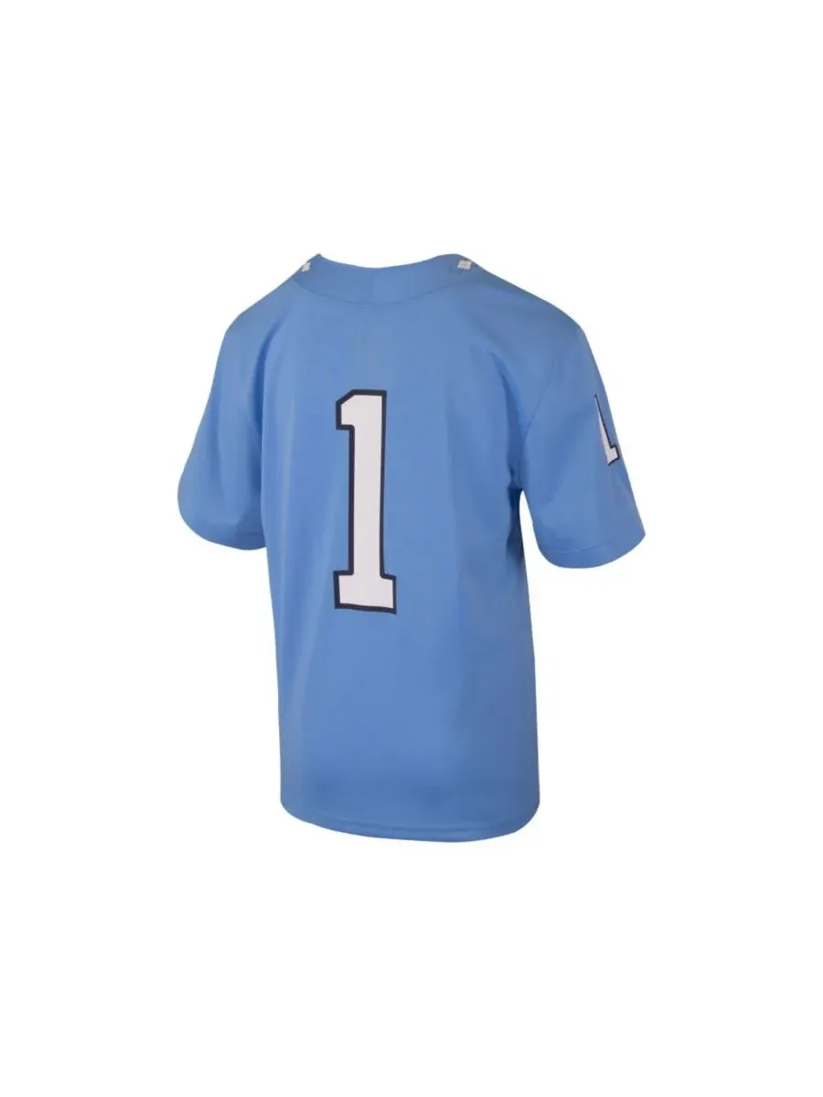 Футбольная майка North Carolina Tar Heels для мальчиков и девочек (реплика) Nike — изображение 1 из 2, синий