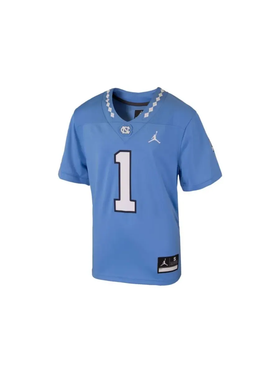 Футбольная майка North Carolina Tar Heels для мальчиков и девочек (реплика) Nike — изображение 2 из 2, синий