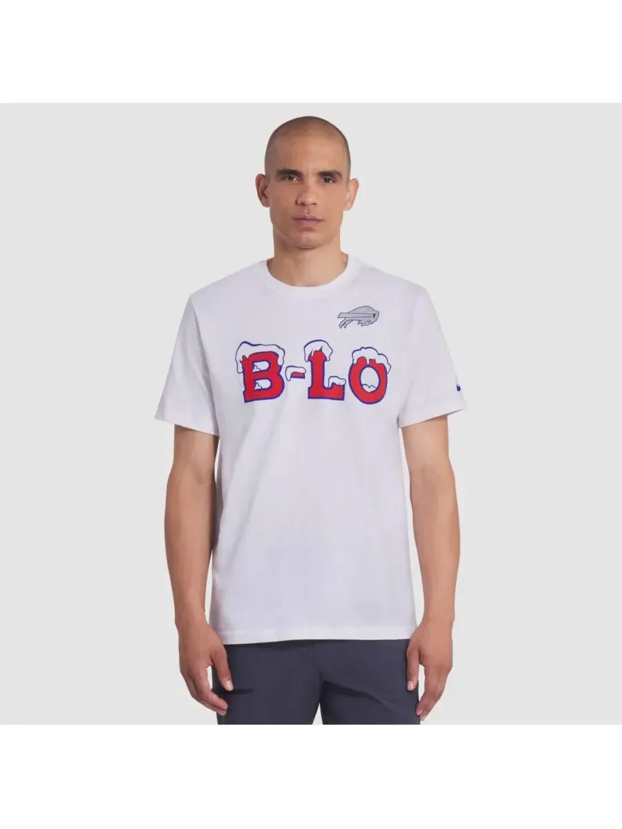 Nike Мужская белая футболка из коллекции "Buffalo Bills 2025 Rivalries Collection Essential" — изображение 1 из 3, белый