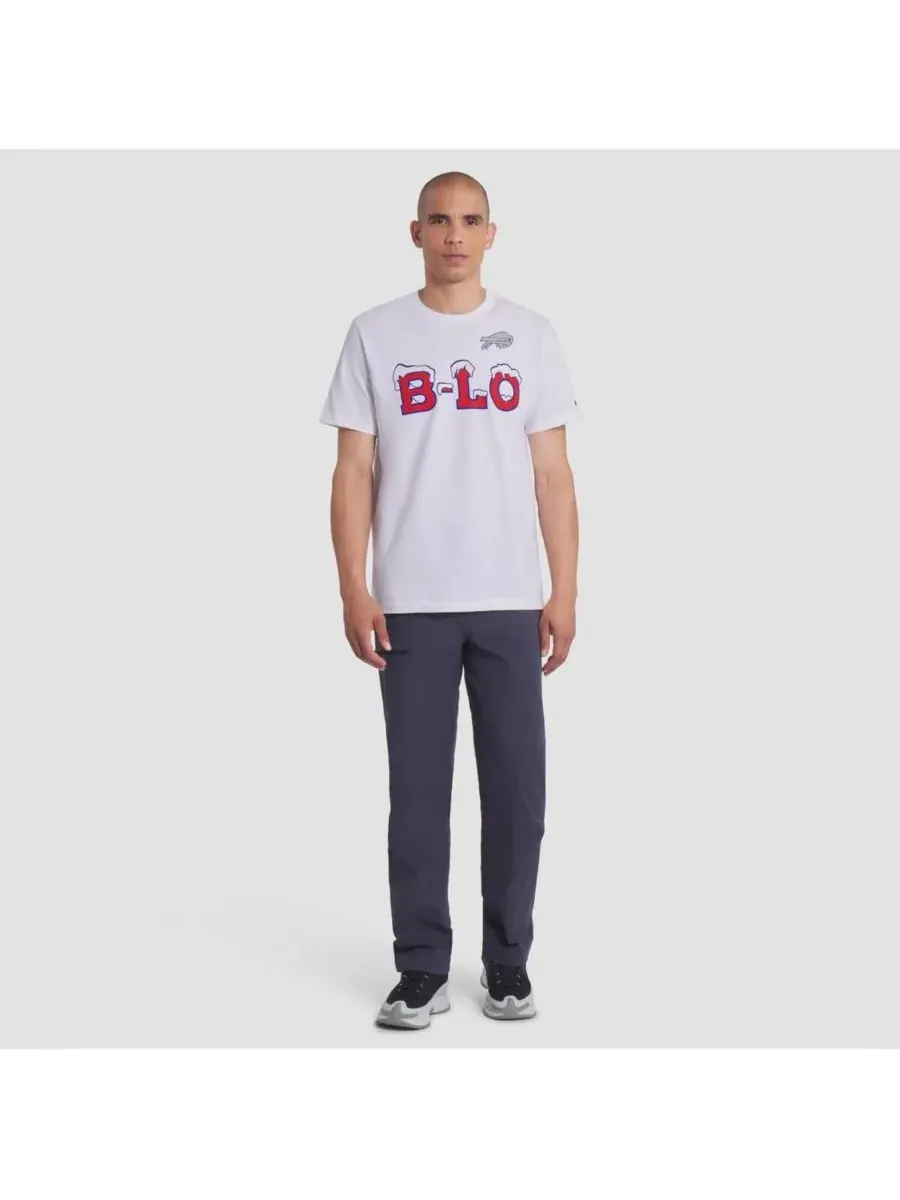 Nike Мужская белая футболка из коллекции "Buffalo Bills 2025 Rivalries Collection Essential" — изображение 3 из 3, белый
