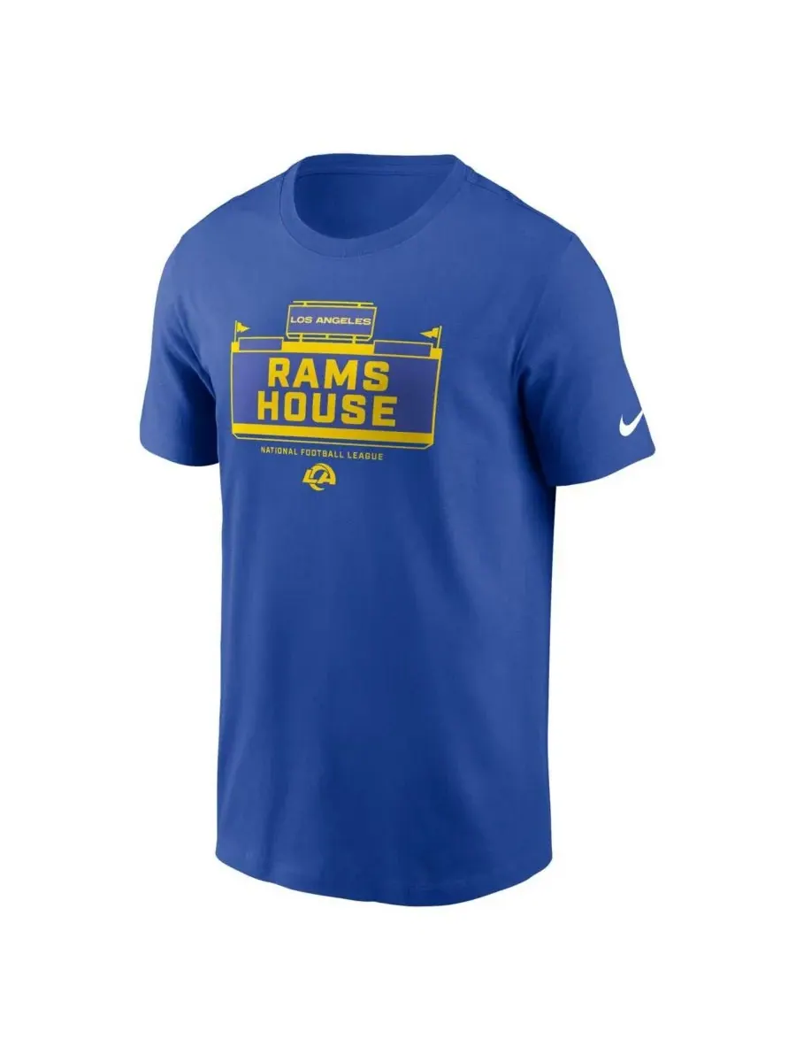 Мужская футболка Royal Los Angeles Rams Primetime Local Essential Nike — изображение 3 из 3, королевский