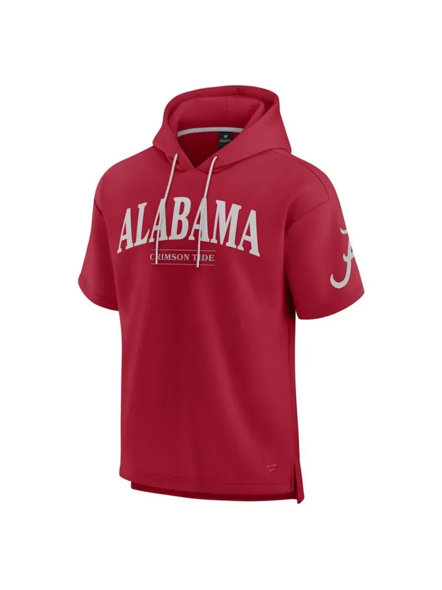 Fanatics Мужская толстовка с коротким рукавом Crimson Alabama Crimson Tide Ready — изображение 2 из 3, красный
