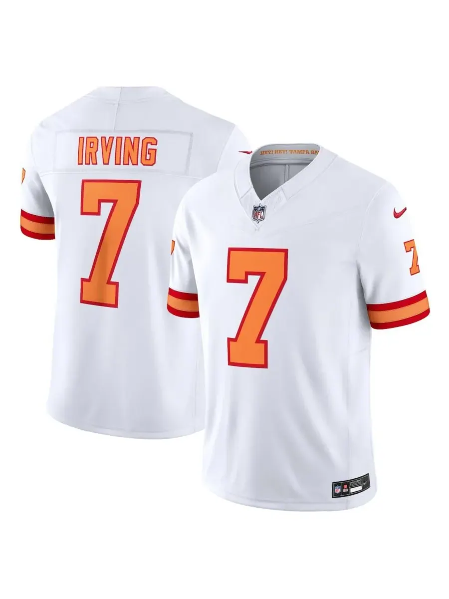 Nike Мужская футболка Bucky Irving White '76 Tampa Bay Buccaneers Vapor FUSE Player Limited — изображение 1 из 3, белый