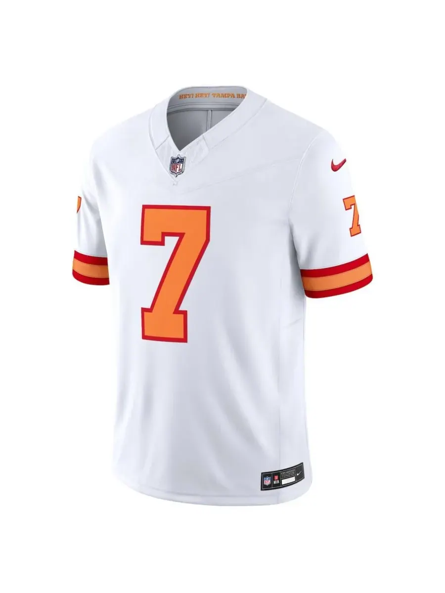 Nike Мужская футболка Bucky Irving White '76 Tampa Bay Buccaneers Vapor FUSE Player Limited — изображение 2 из 3, белый