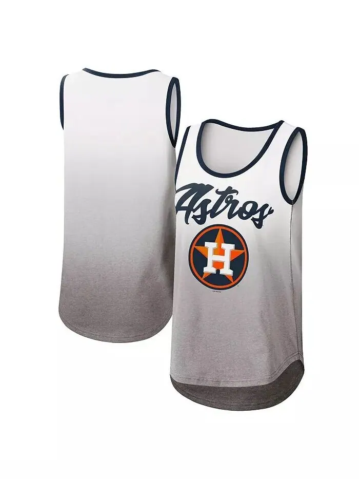 Женская белая майка Houston Astros с логотипом вернисажа G-Iii 4Her By Carl Banks — изображение 1 из 3