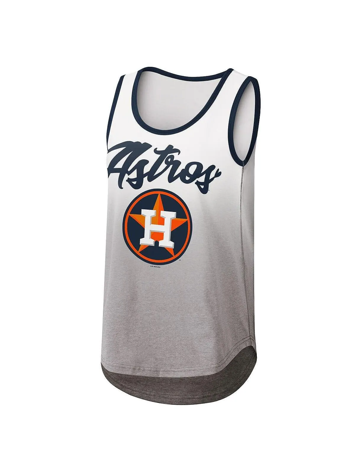 Женская белая майка Houston Astros с логотипом вернисажа G-III 4Her by Carl Banks — изображение 2 из 3, белый