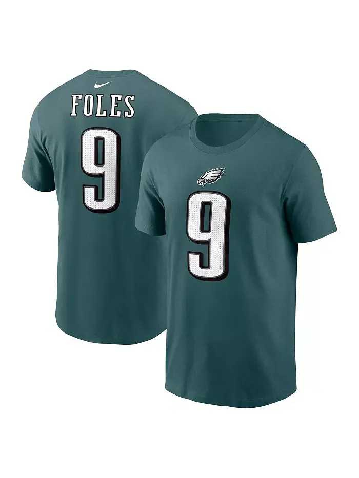 Мужская футболка с именем и номером Ника Фоулза в цвете Midnight Green, Philadelphia Eagles — изображение 1 из 3