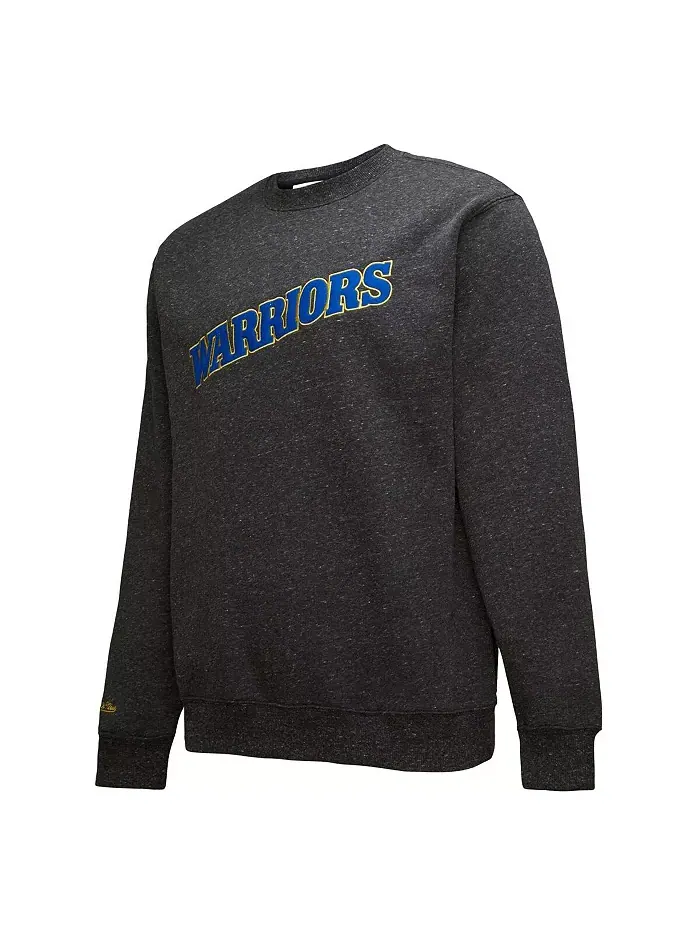 Мужской черный свитшот Golden State Warriors Black Out Collection с выцветшим винтажным логотипом — изображение 4 из 4