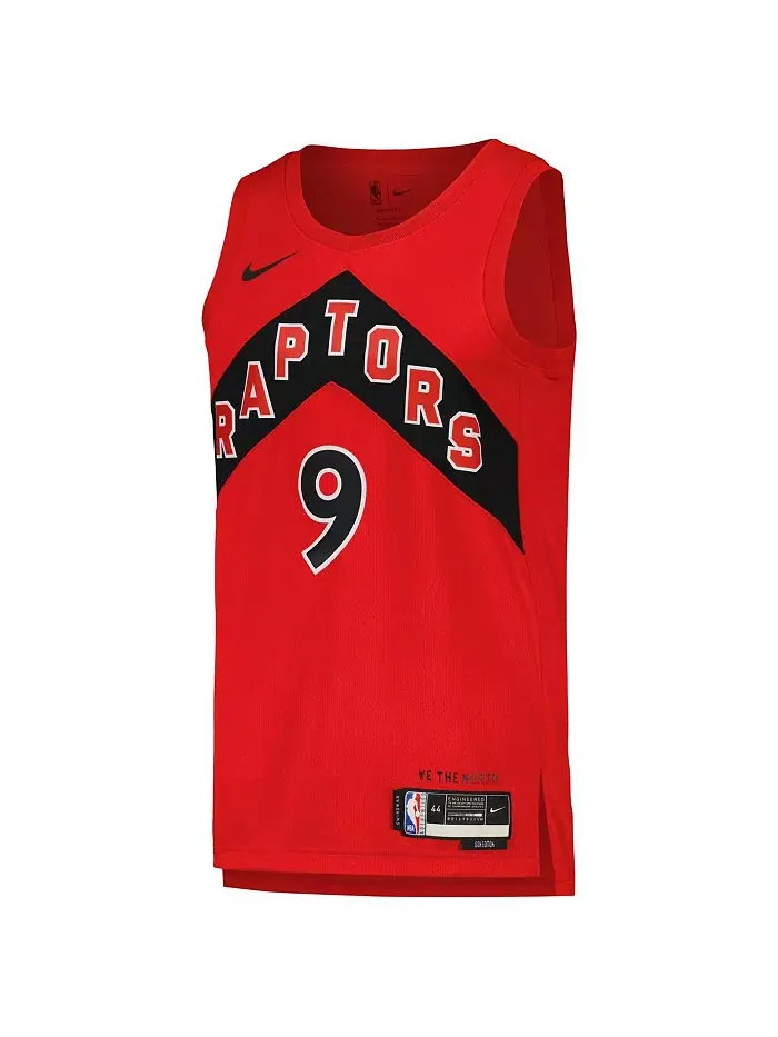 Мужская и женская майка игрока RJ Barrett Red Toronto Raptors Swingman - Icon Edition Nike — изображение 1 из 2