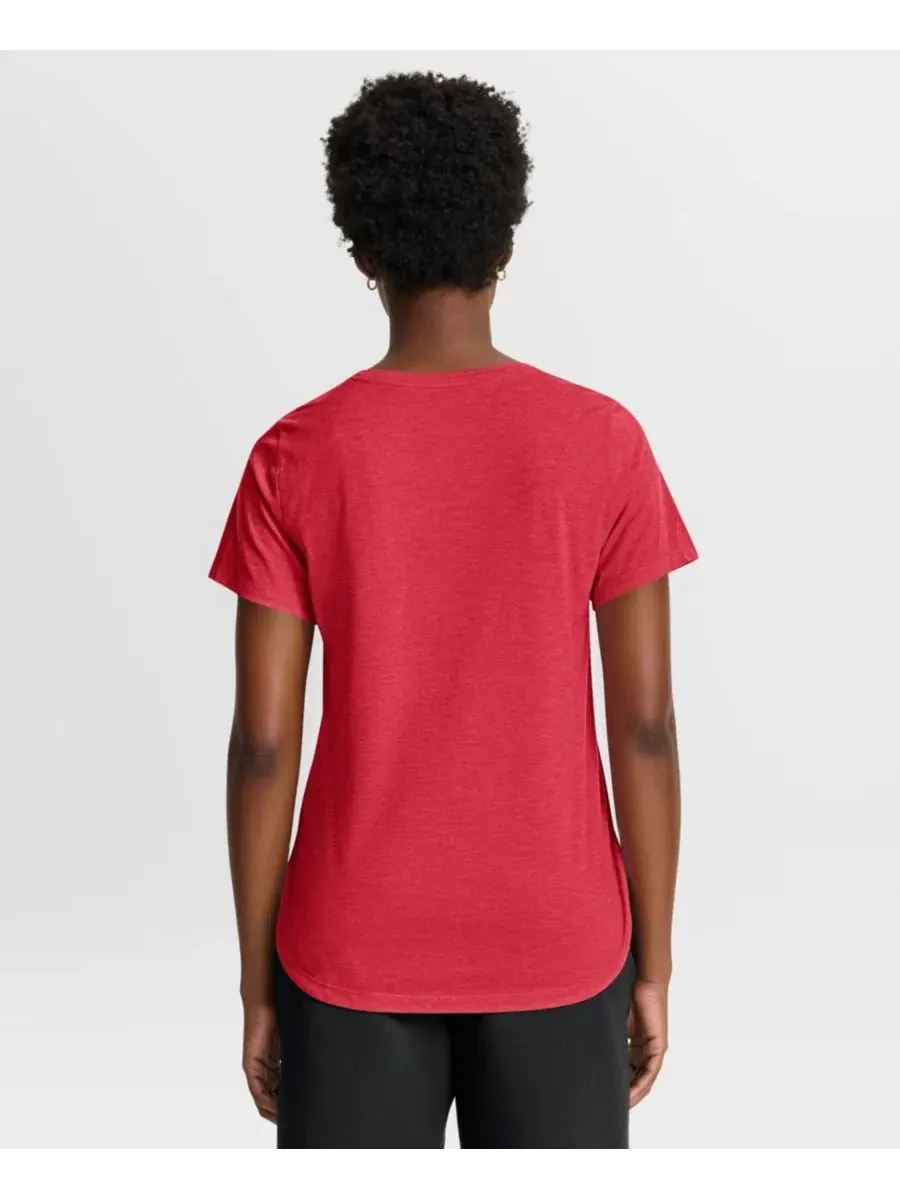 Футболка женская с принтом Arched Tri-Blend Philadelphia Phillies Nike — изображение 2 из 3, красный