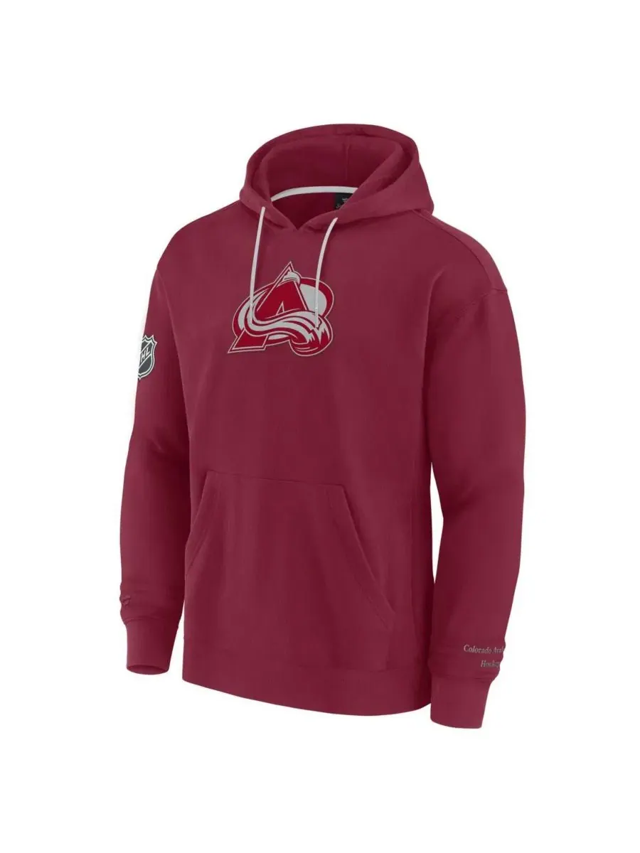 Толстовка на молнии с капюшоном Colorado Avalanche Elements Pace Pullover Hoodie Fanatics — изображение 3 из 3