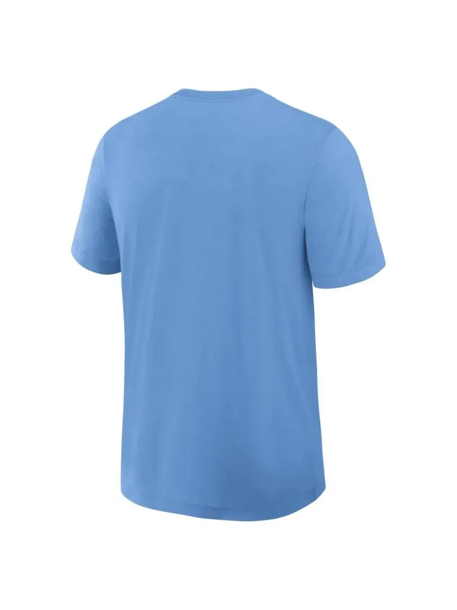 Футболка с коротким рукавом Early Work Tri-Blend Dri-FIT Kansas City Royals Nike — изображение 3 из 3, светлый синий