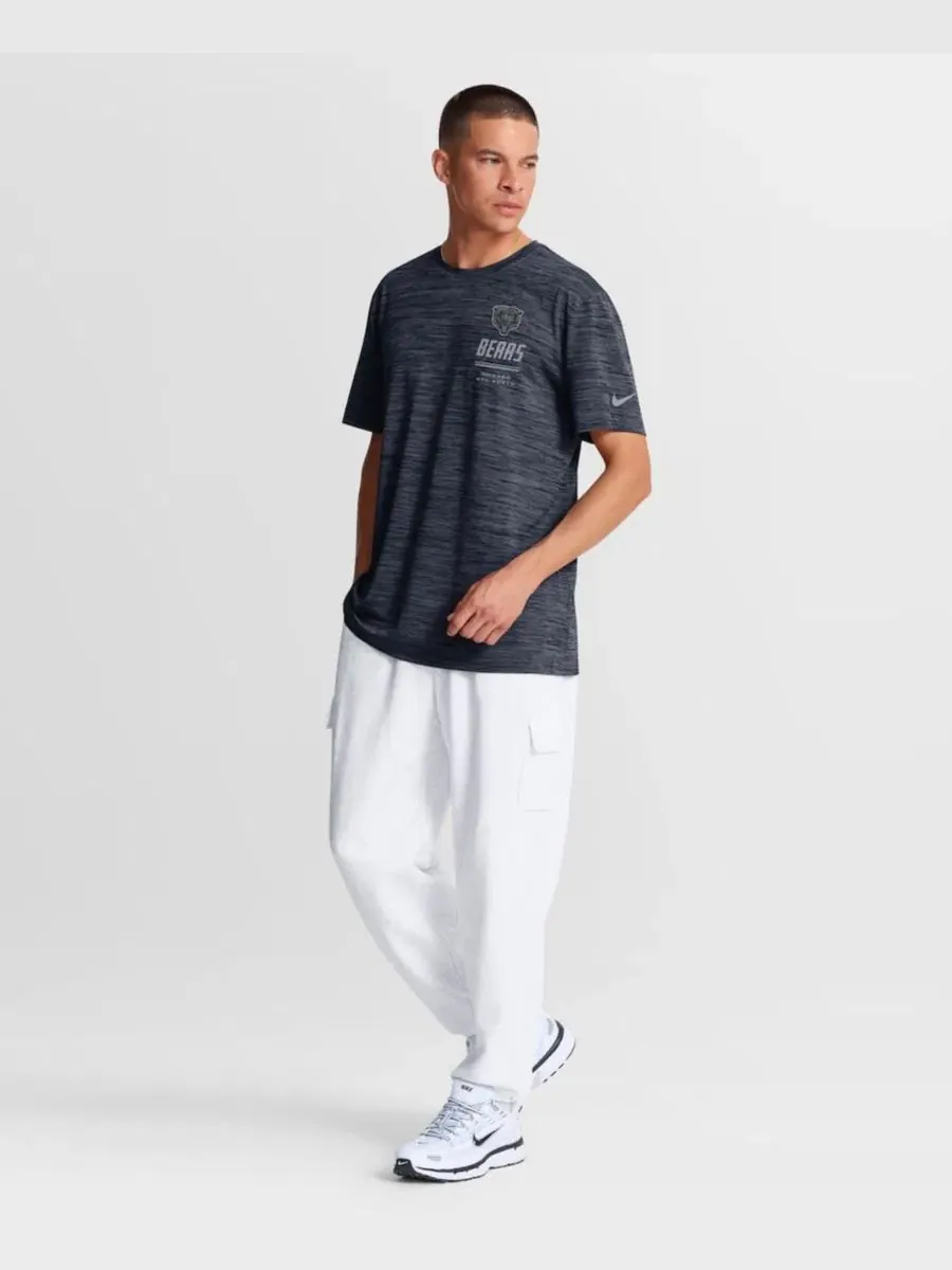 Футболка с длинным рукавом Chicago Bears Sideline Velocity Dri-FIT Nike — изображение 5 из 5, темно-синий