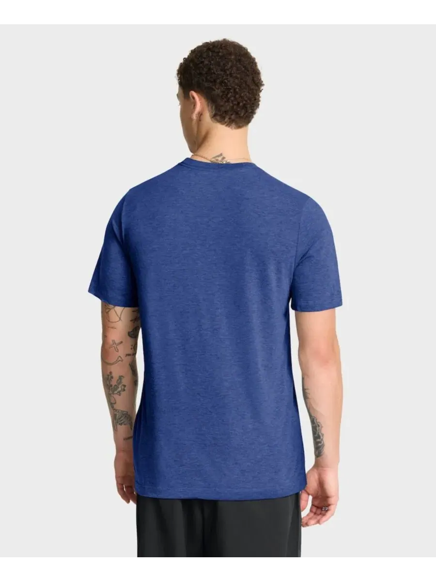 Футболка с длинным рукавом Stacked Tri-Blend Los Angeles Dodgers Nike — изображение 4 из 5, синий