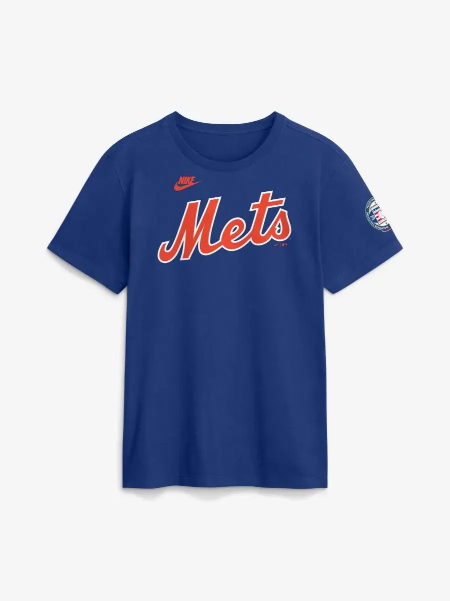 Футболка с именем и номером игрока с принтом Carlos Beltran Nike — изображение 2 из 3, королевский