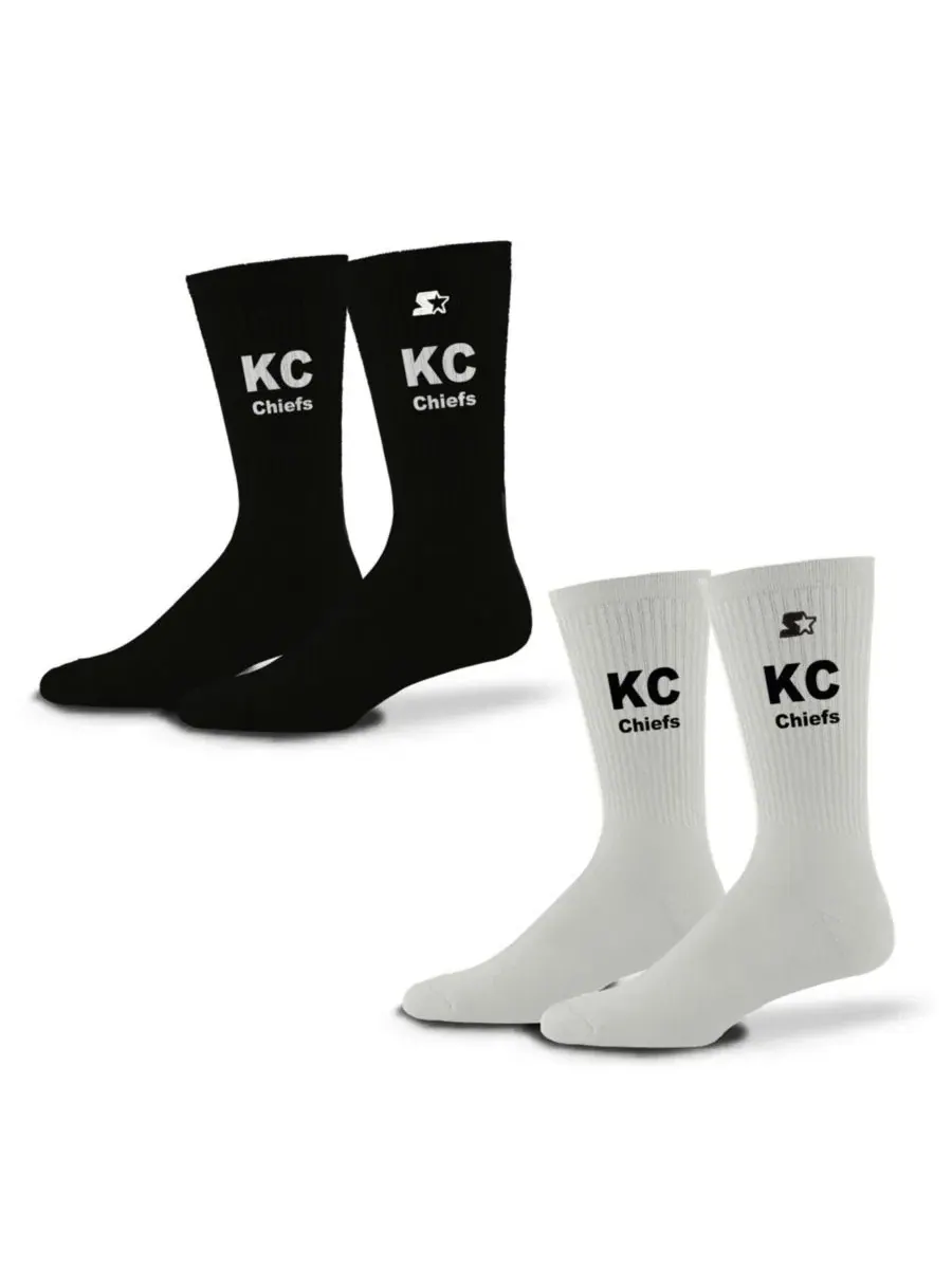 Носки с принтом 2 пары Kansas City Chiefs Assist Starter