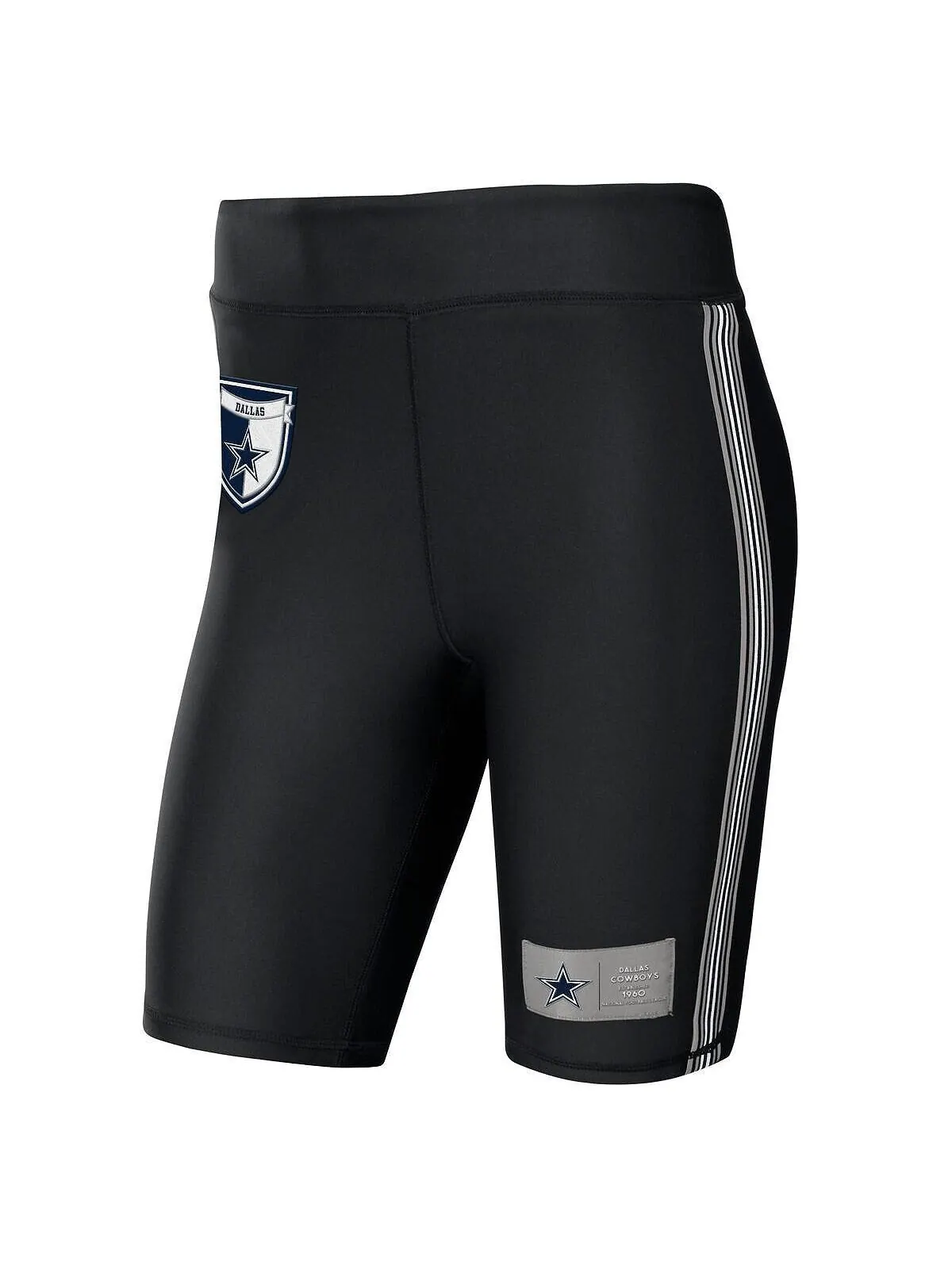 Женские черные байкерские шорты Dallas Cowboys WEAR by Erin Andrews — изображение 3 из 3, черный