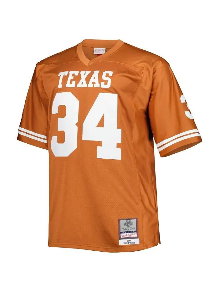 Мужское джерси Ricky Williams Texas Orange Texas Longhorns Big and Tall Legacy Mitchell & Ness — изображение 2 из 2