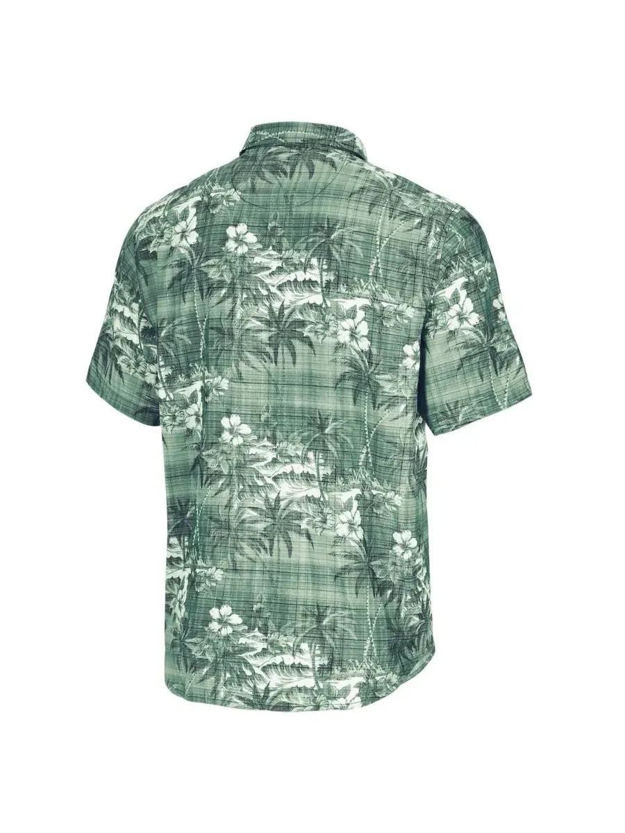 Tommy Bahama Мужская рубашка на пуговицах с символикой команды Green Bay Packers Coconut Point Isla — изображение 3 из 3