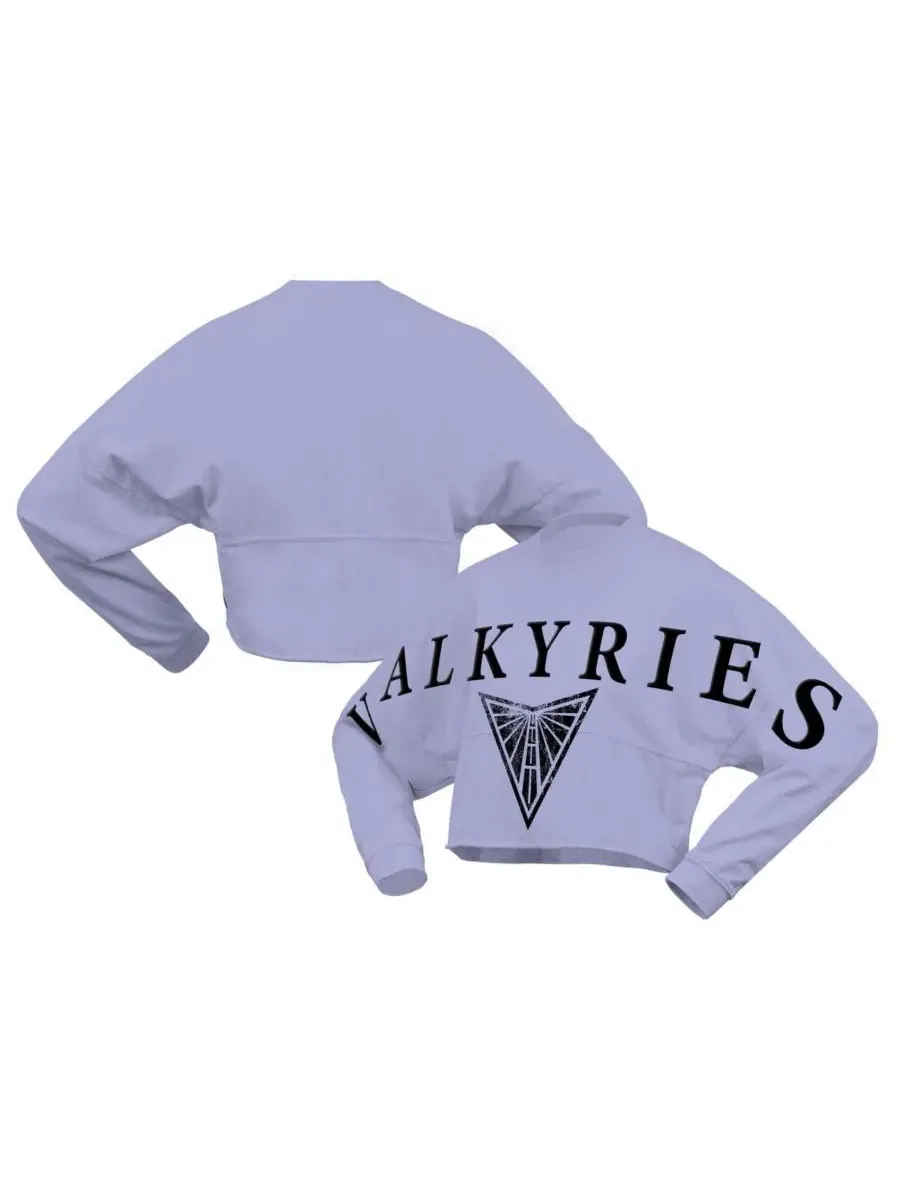 Spirit Jersey Женская фиолетовая футболка с длинными рукавами и крупным принтом Golden State — изображение 1 из 3, фиолетовый