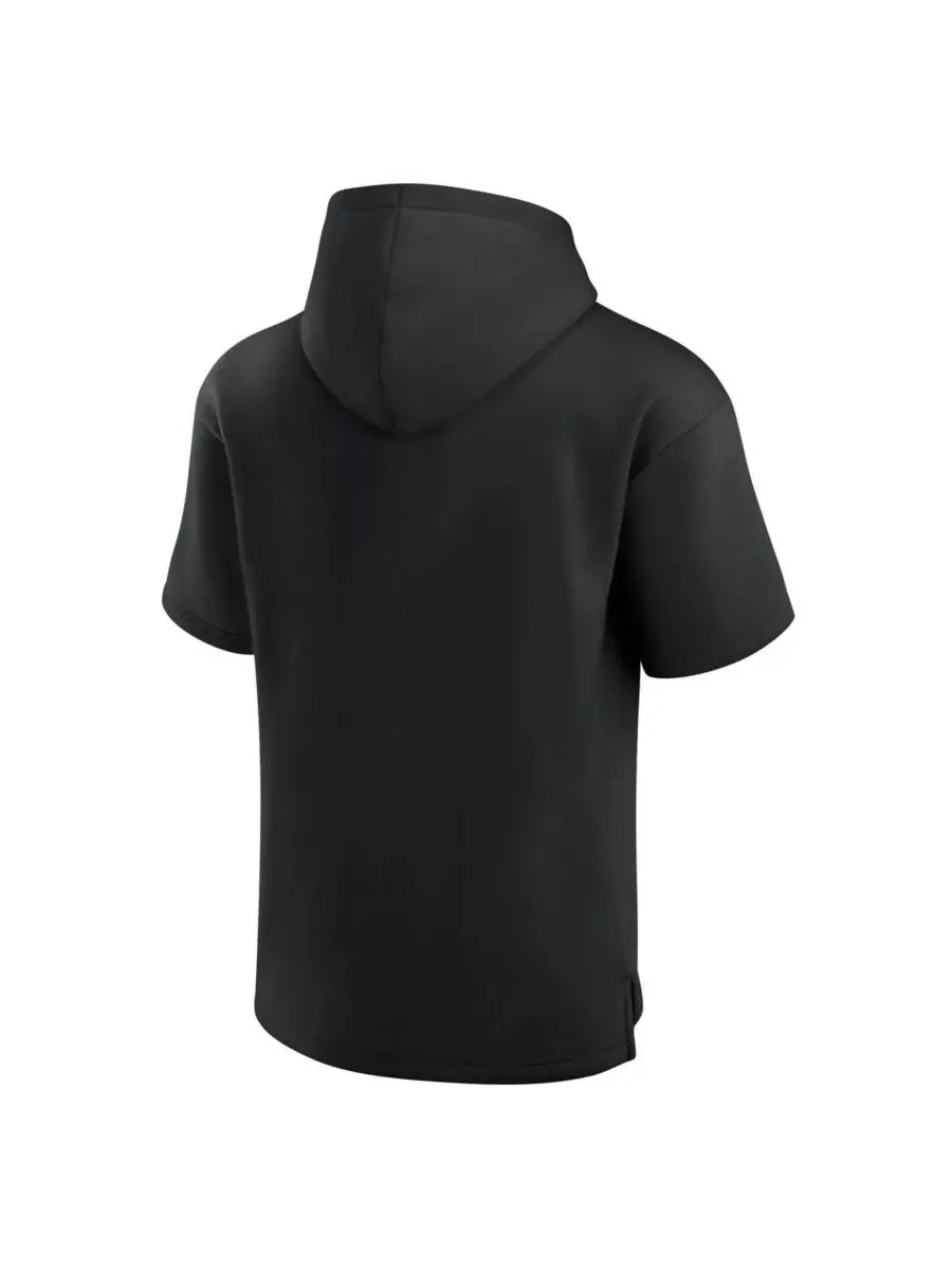 Fanatics Мужская и женская черная толстовка с коротким рукавом New York Jets Elements Ready — изображение 3 из 3, черный