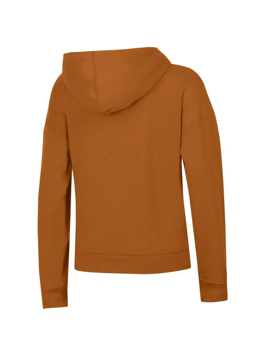 Champion Женская флисовая толстовка Texas Orange Texas Longhorns Powerblend — изображение 3 из 3, оранжевый