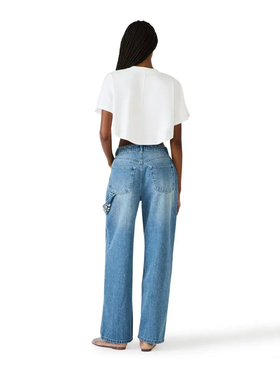 Женские джинсы Sydnee Barrel Steve Madden, Marina Wash — изображение 5 из 5