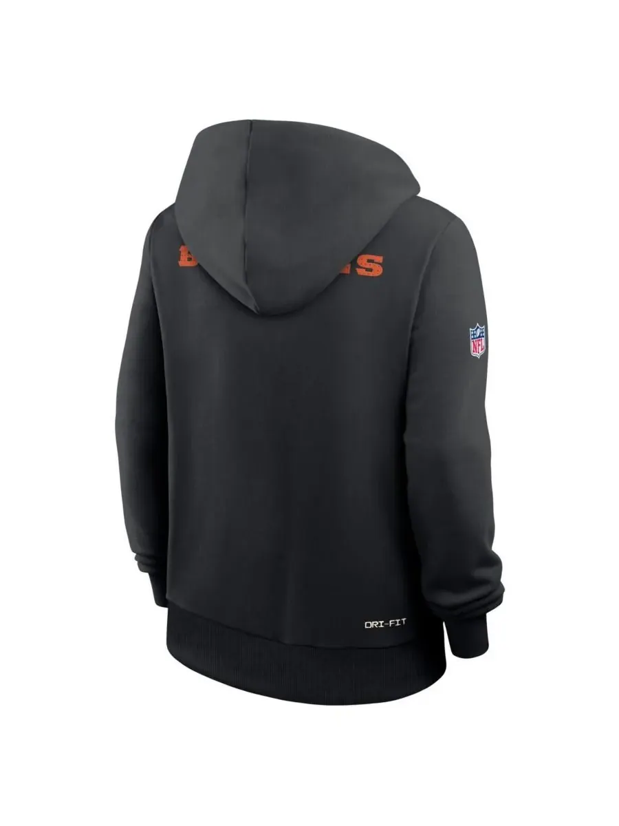 Nike Женская черная толстовка Cincinnati Bengals Sideline Standard Issue Initial Home Dri-FIT — изображение 4 из 4, черный