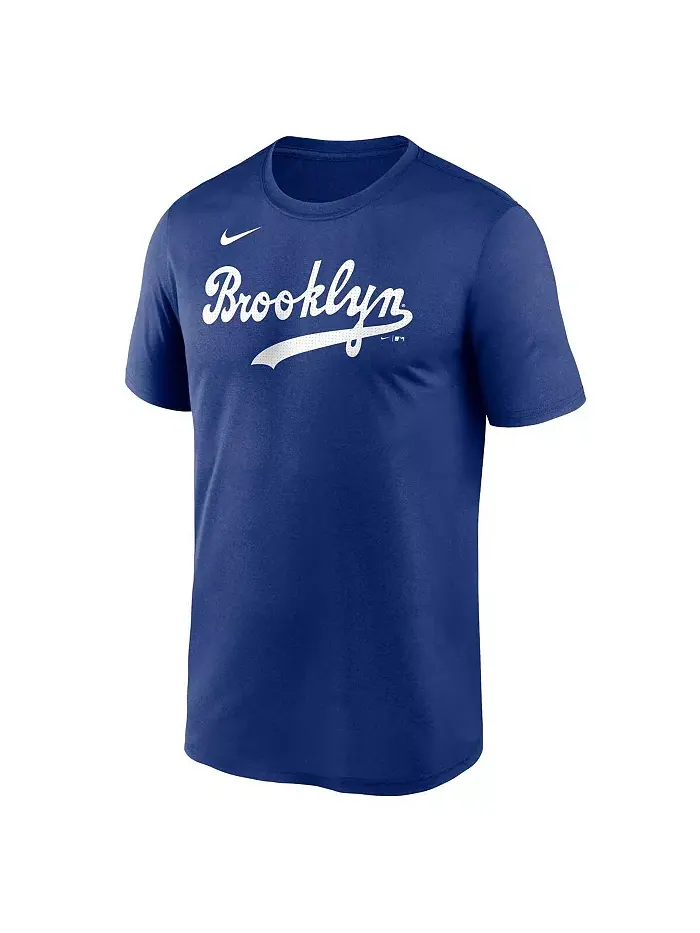 Мужская футболка "Jackie Robinson Royal Brooklyn Dodgers Legend" с именем и номером для дома Nike — изображение 2 из 3