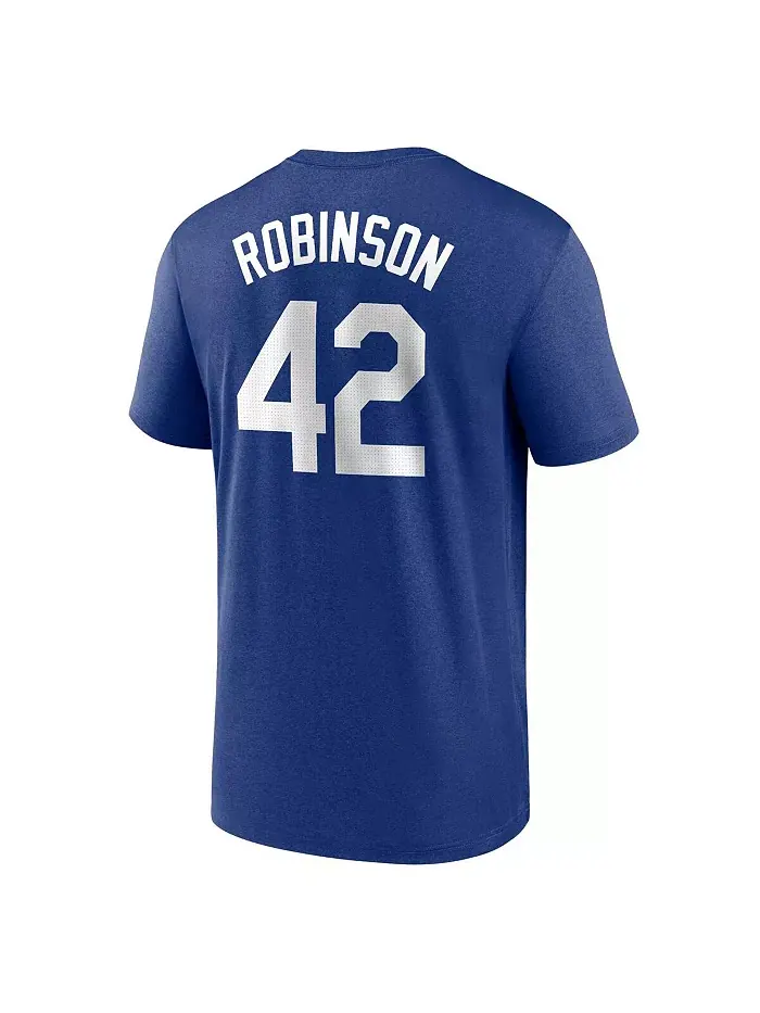 Мужская футболка "Jackie Robinson Royal Brooklyn Dodgers Legend" с именем и номером для дома Nike — изображение 3 из 3