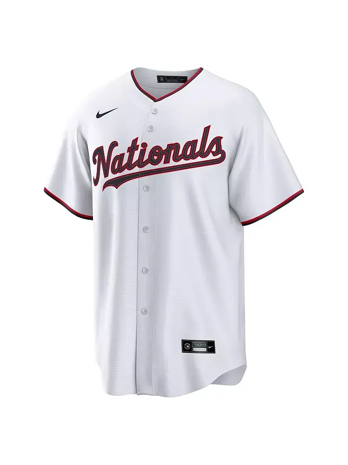 Мужская реплика игровой футболки James Wood Washington Nationals Home Replica 2.0 Nike — изображение 2 из 3