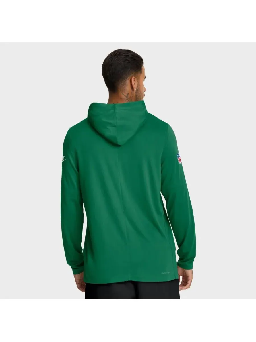 Nike Мужская толстовка с длинными рукавами и логотипом Philadelphia Eagles Big Tall Alt Pack — изображение 2 из 3, зеленый