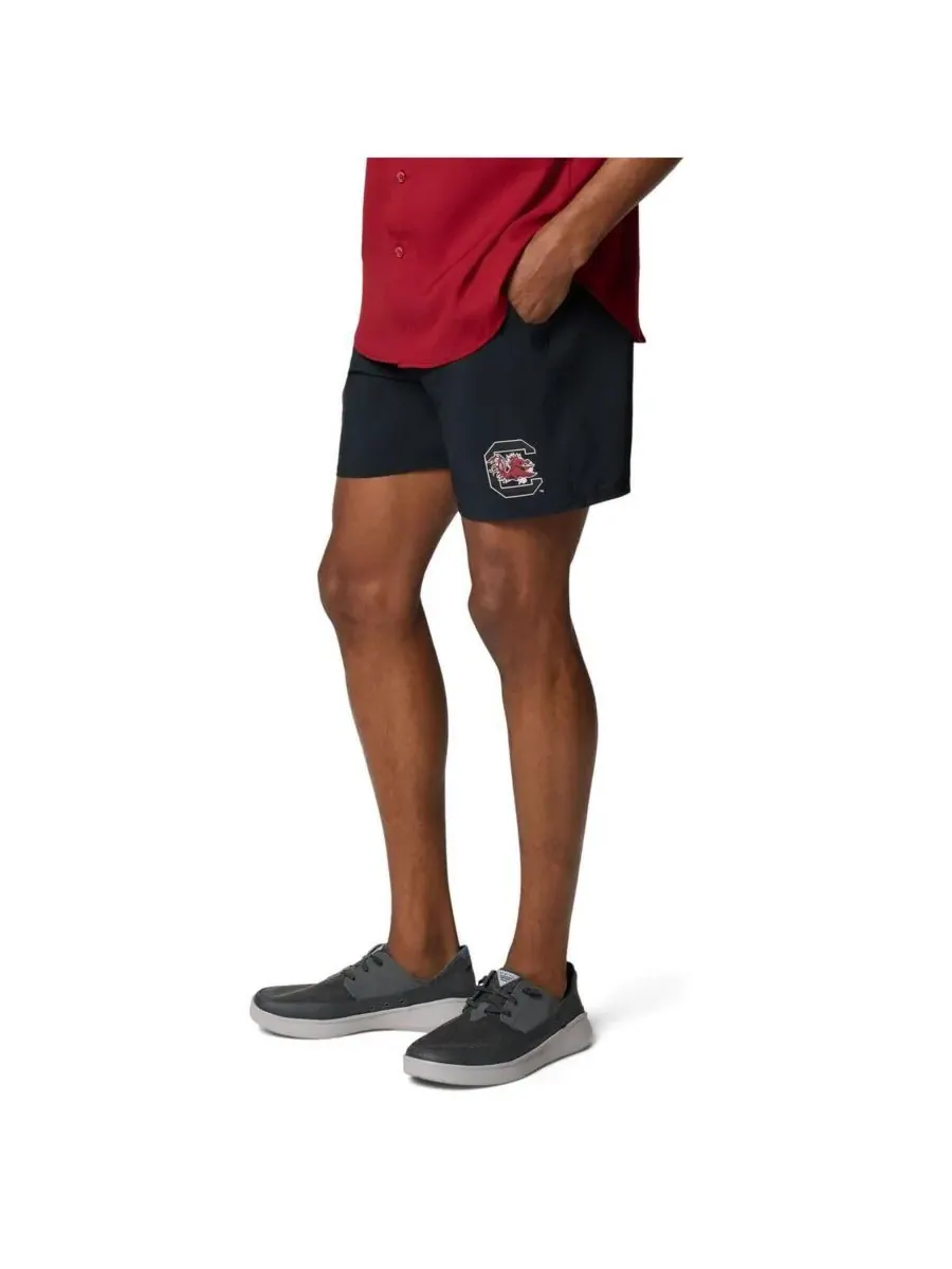 Columbia Мужские черные шорты South Carolina Gamecocks PFG Terminal Roamer Omni-Shade Stretch Shorts — изображение 3 из 4