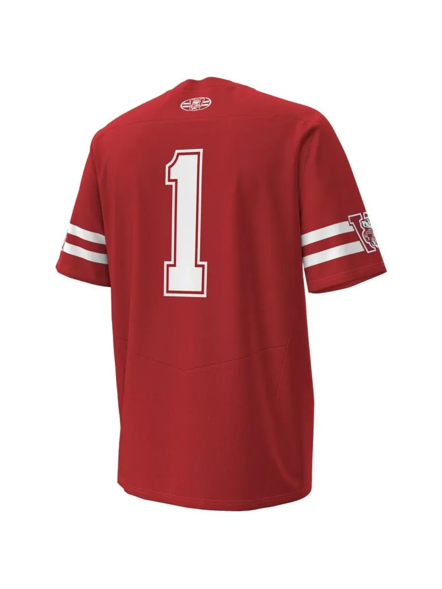 Under Armour Мужская красная домашняя реплика игровой майки команды Wisconsin Badgers 1980 года — изображение 2 из 3, красный
