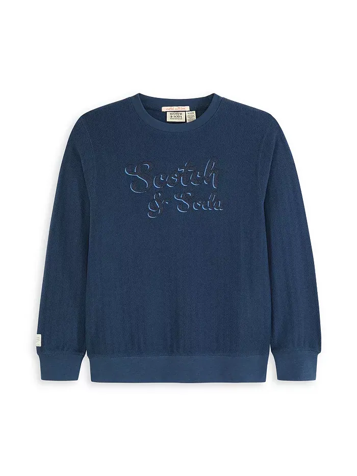 Свитшот с вышивкой для мальчиков Big Boys SCOTCH & SODA — изображение 1 из 4