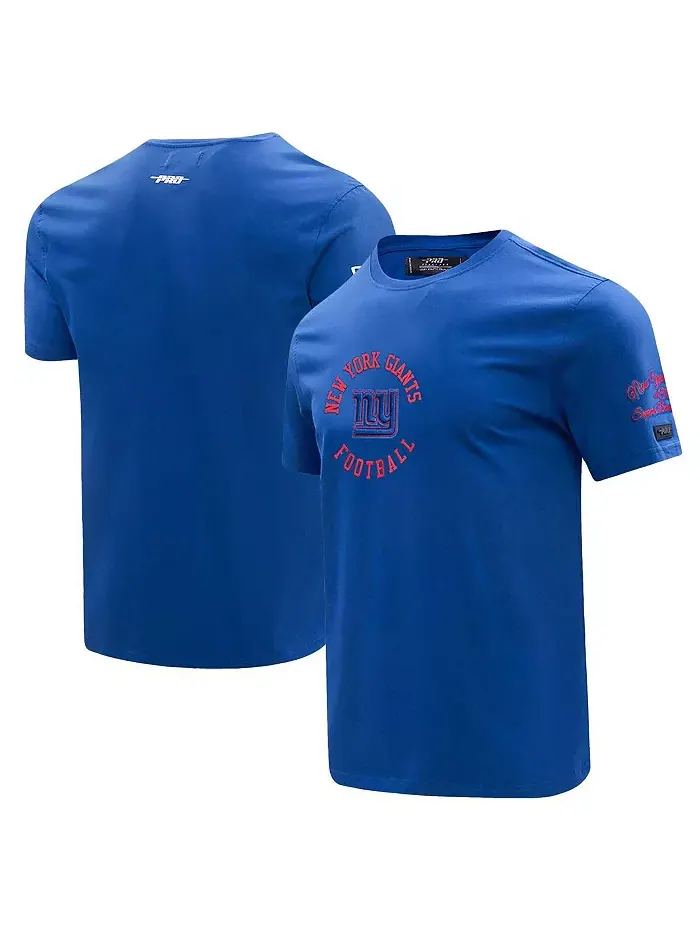 Мужская гибридная футболка Royal New York Giants Pro Standard — изображение 1 из 4