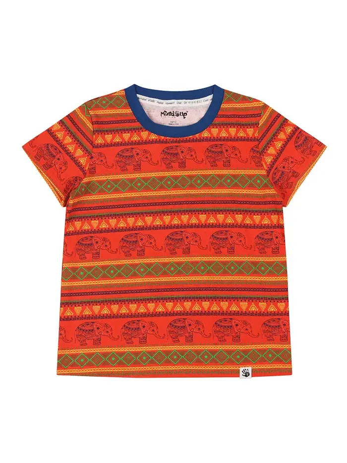 Детская футболка с короткими рукавами и принтом Suave Mixed Up Clothing — изображение 1 из 2