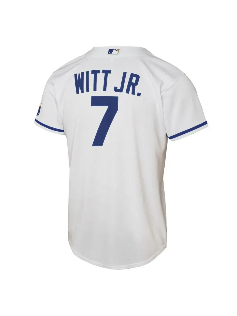 Детская футболка с принтом Bobby Witt Jr. Nike — изображение 2 из 3, белый