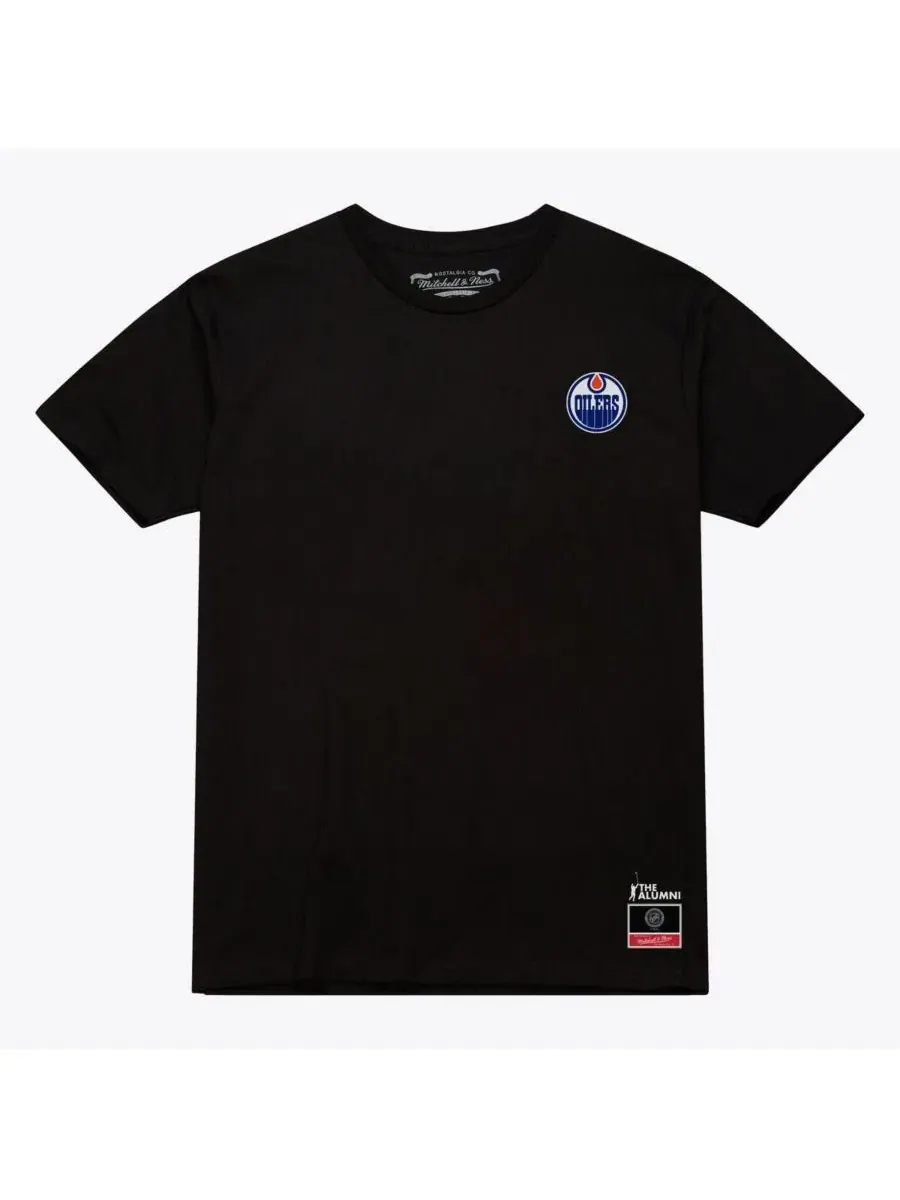 Футболка с фотографией Уэйна Гретцки Mitchell & Ness — изображение 3 из 3, черный