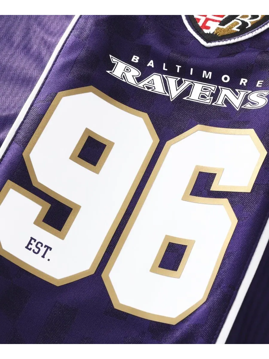 Футболка-поло с воротником Baltimore Ravens Football x Football Fanatics — изображение 4 из 5, фиолетовый