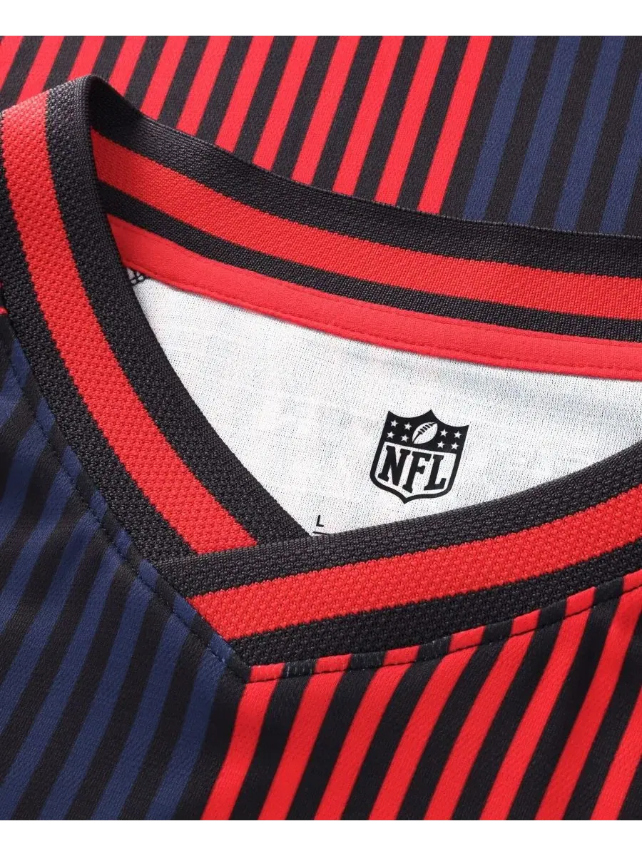 Футболка-джерси с v-образным вырезом Houston Texans Navy — изображение 2 из 5, темно-синий