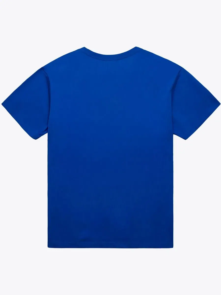 Футболка с принтом Coffee Cup New York Knicks Mitchell & Ness — изображение 2 из 2, синий