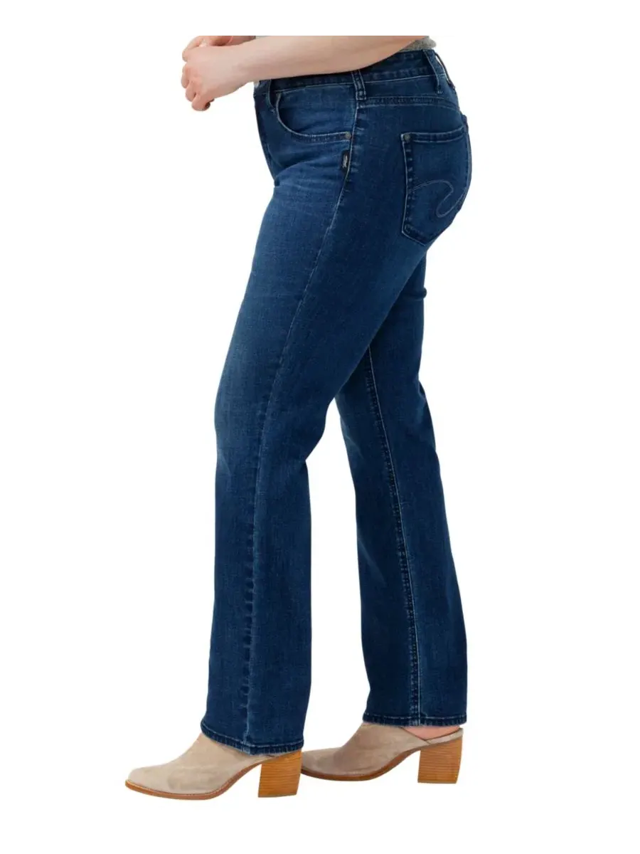 Джинсы-клеш с высокой посадкой Avery Curvy Fit Silver Jeans Co., Filtered Heart — изображение 3 из 10