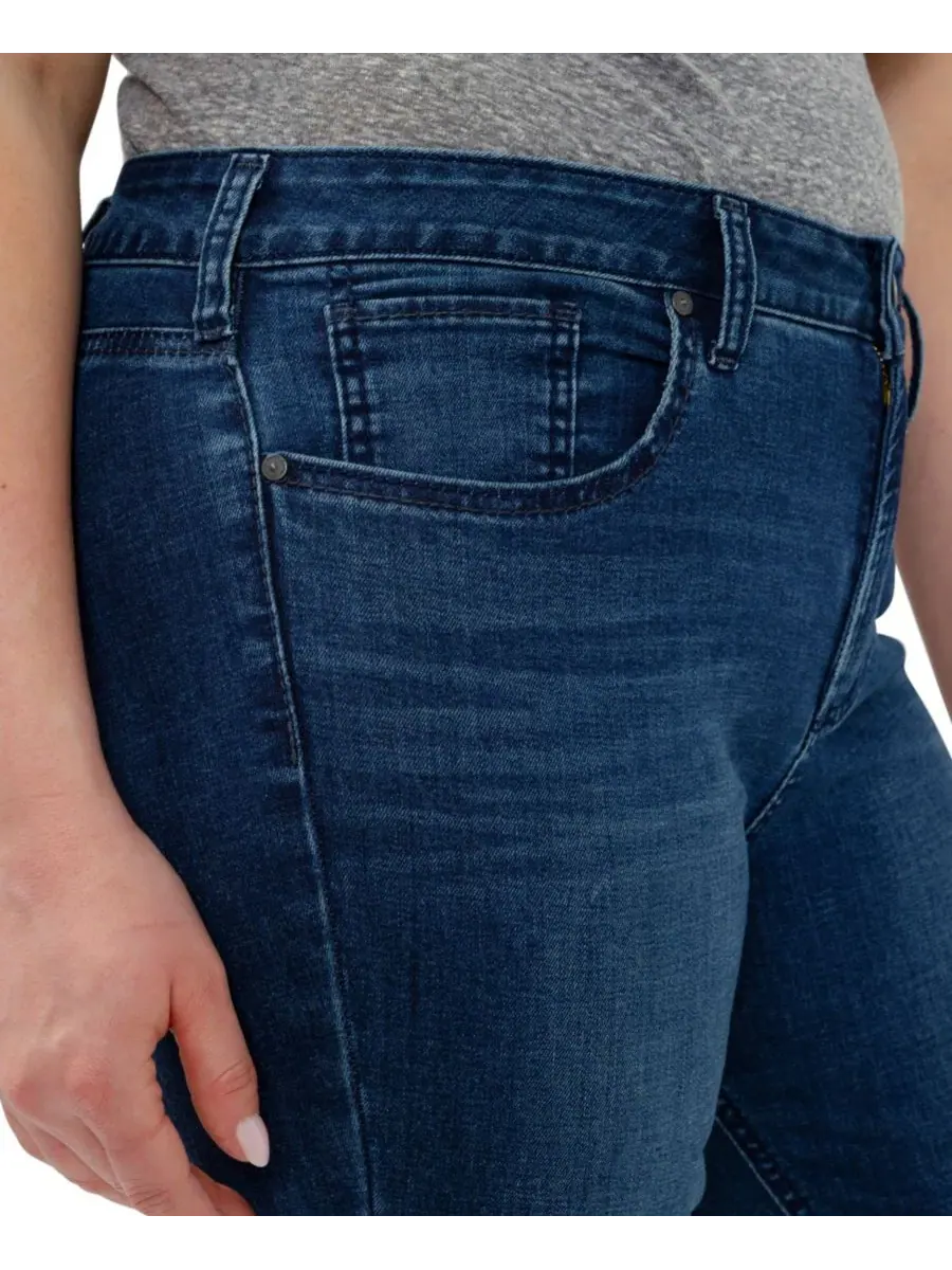 Джинсы-клеш с высокой посадкой Avery Curvy Fit Silver Jeans Co., Filtered Heart — изображение 9 из 10