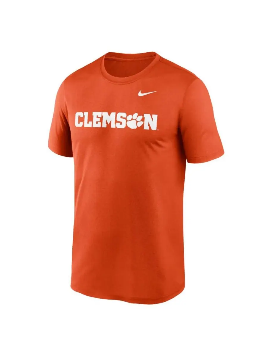 Nike Мужская оранжевая футболка с логотипом Clemson Tigers Primetime Legend — изображение 2 из 3, оранжевый