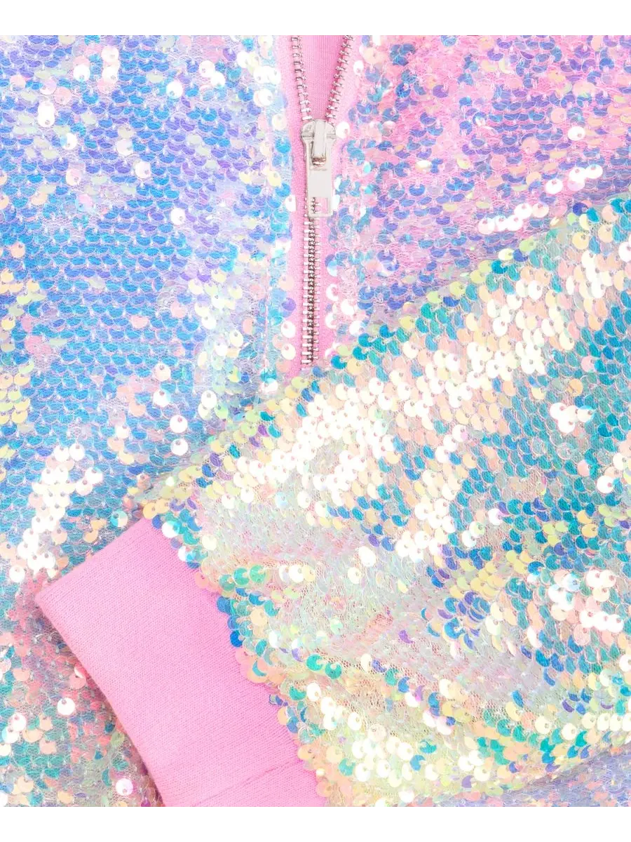 Детская куртка-бомбер с блестками, модель Sequin Ombre Epic Threads, Et Sequin Ombre — изображение 2 из 7